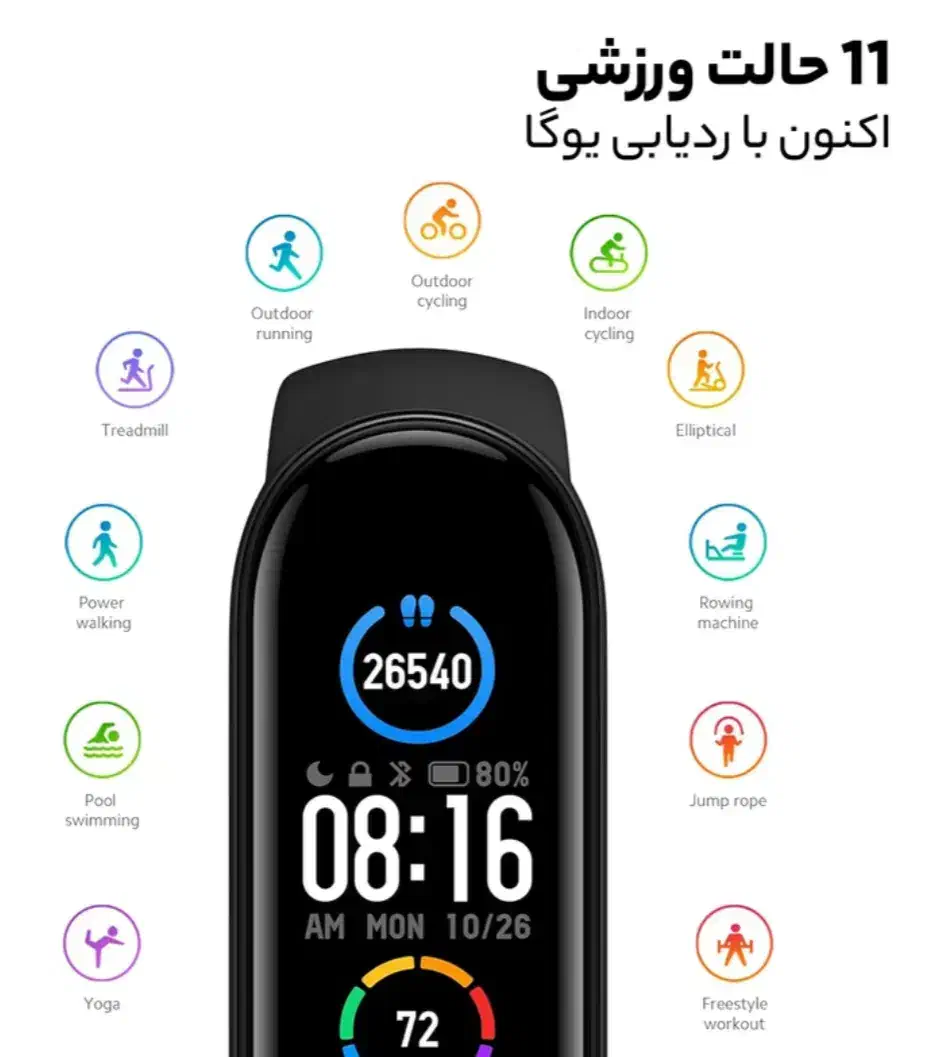 ساعت هوشمند شیائومی می بند ۵|ساعت|قائم‌شهر, |دیوار