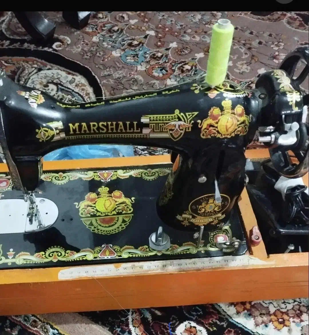 چرخ خیاطی مارشال به همراه دینام|چرخ خیاطی و ریسندگی|سلمانشهر, |دیوار