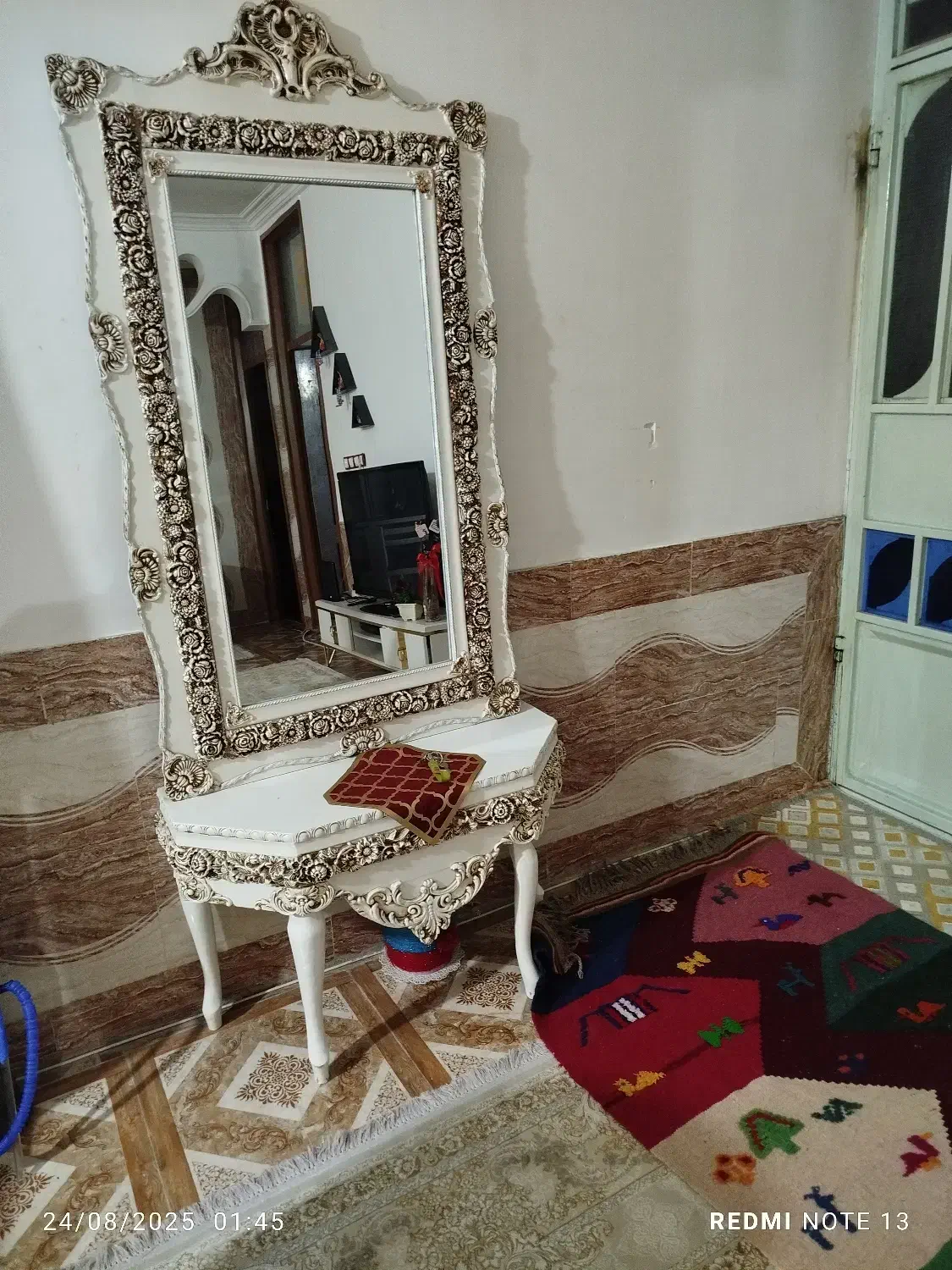 آینه کنسول|بوفه، ویترین، کنسول|ایذه, |دیوار