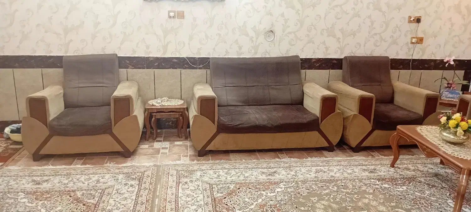 مبل راحتی ۷نفره|مبلمان خانگی و میز عسلی|بروجرد, |دیوار