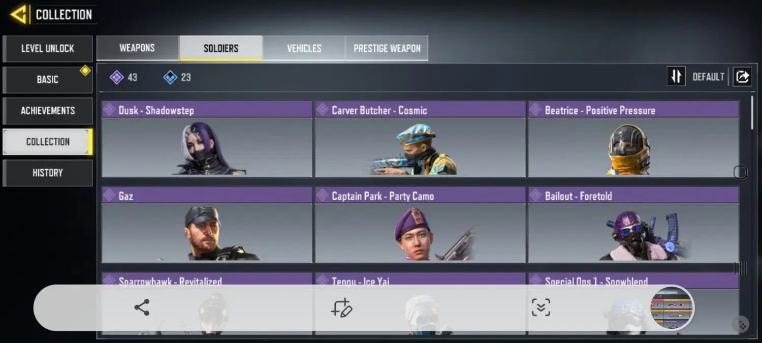 اکانت کالاف دیوتی موبایل|کنسول، بازی ویدئویی و آنلاین|اصفهان, شهرک کاوه|دیوار