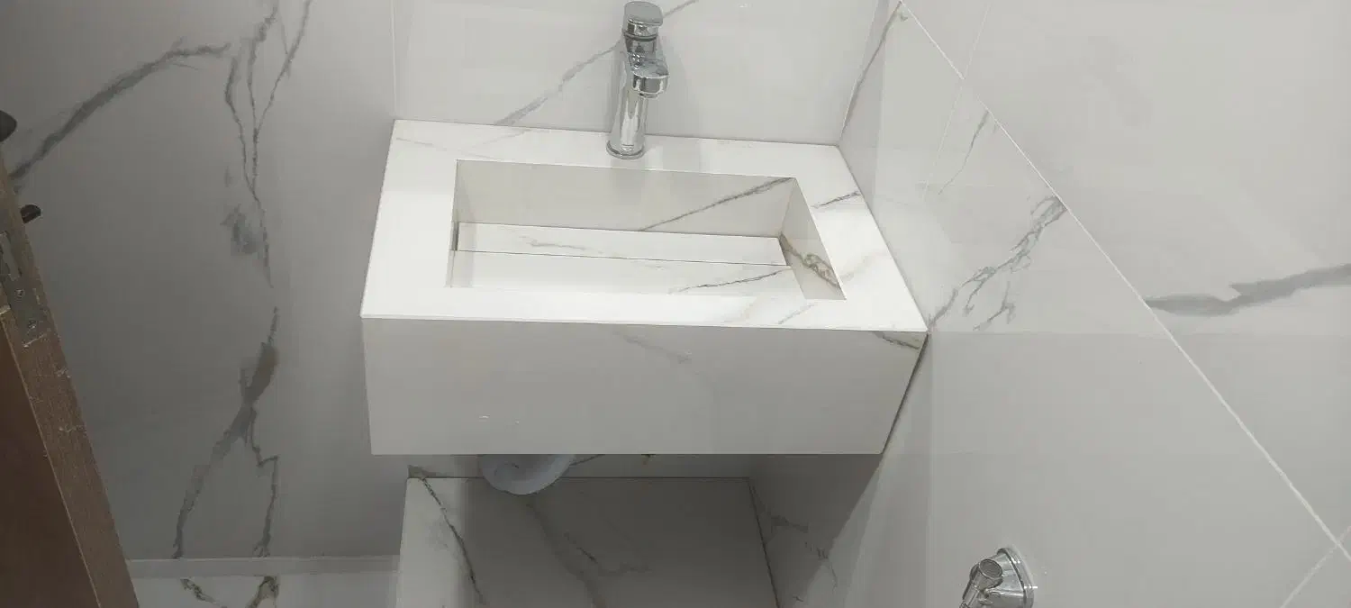 فروش یک عدد روشویی سرامیکی دو تیکه نو|لوازم سرویس بهداشتی|بندرعباس, |دیوار