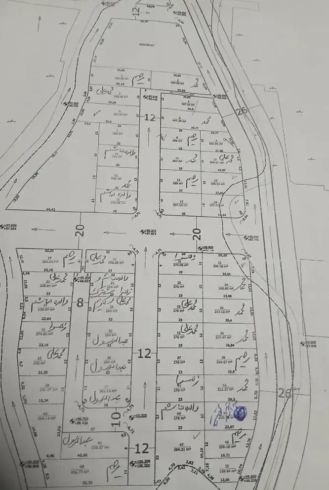 زمین مسکونی ۳۰۰ متری خشت در به حیاط|فروش زمین و ملک کلنگی|خشت, |دیوار