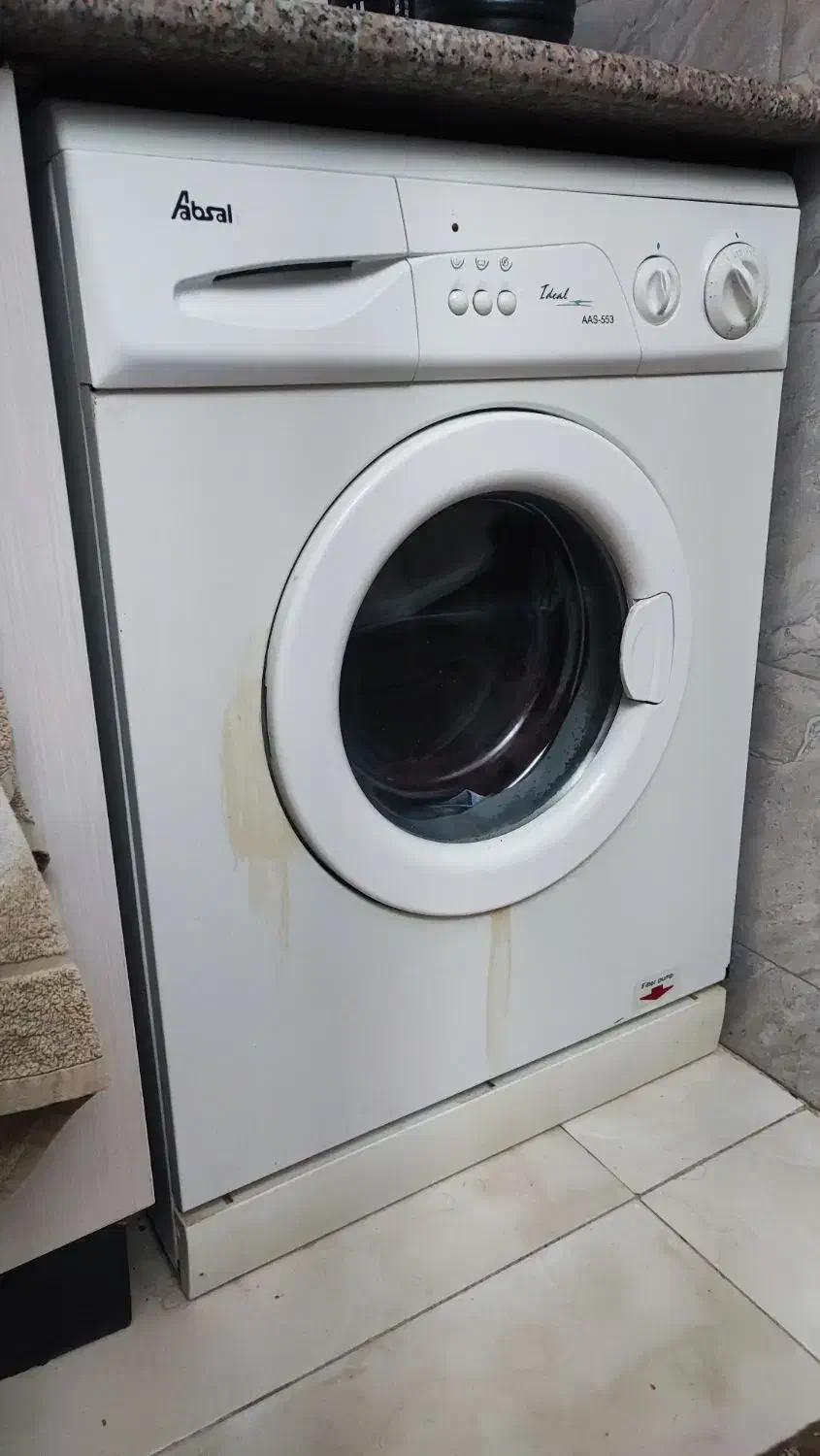 ماشین لباسشویی آبسال 5 کیلو|ماشین لباسشویی و خشک‌کن لباس|قم, زنبیل آباد|دیوار