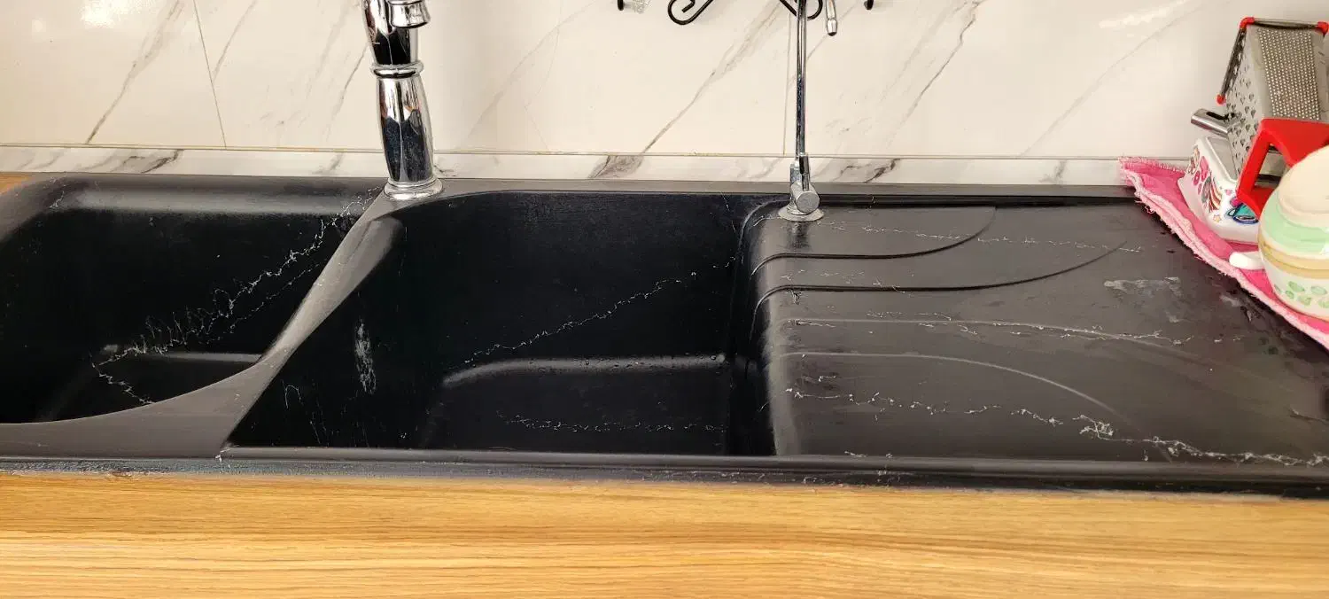 سینک گرانیتی مشکی نو|مصالح و تجهیزات ساختمان|کرج, کرج نو|دیوار