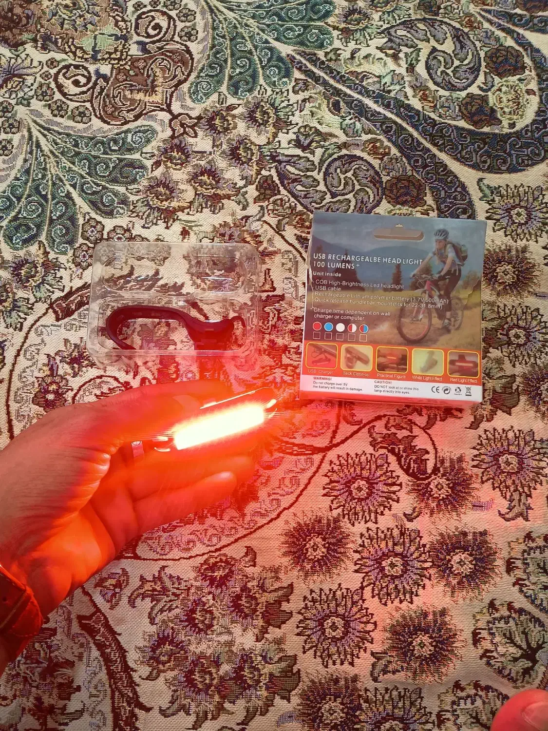 هدلایت و بک لایت شارژی دوچرخه چند حالته|دوچرخه، اسکیت، اسکوتر|نیشابور, دارایی|دیوار