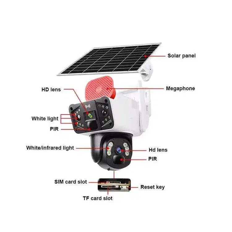 دوربین دولنز خورشیدی بدون نیاز به برق|دوربین مداربسته|قم, آلوچو|دیوار