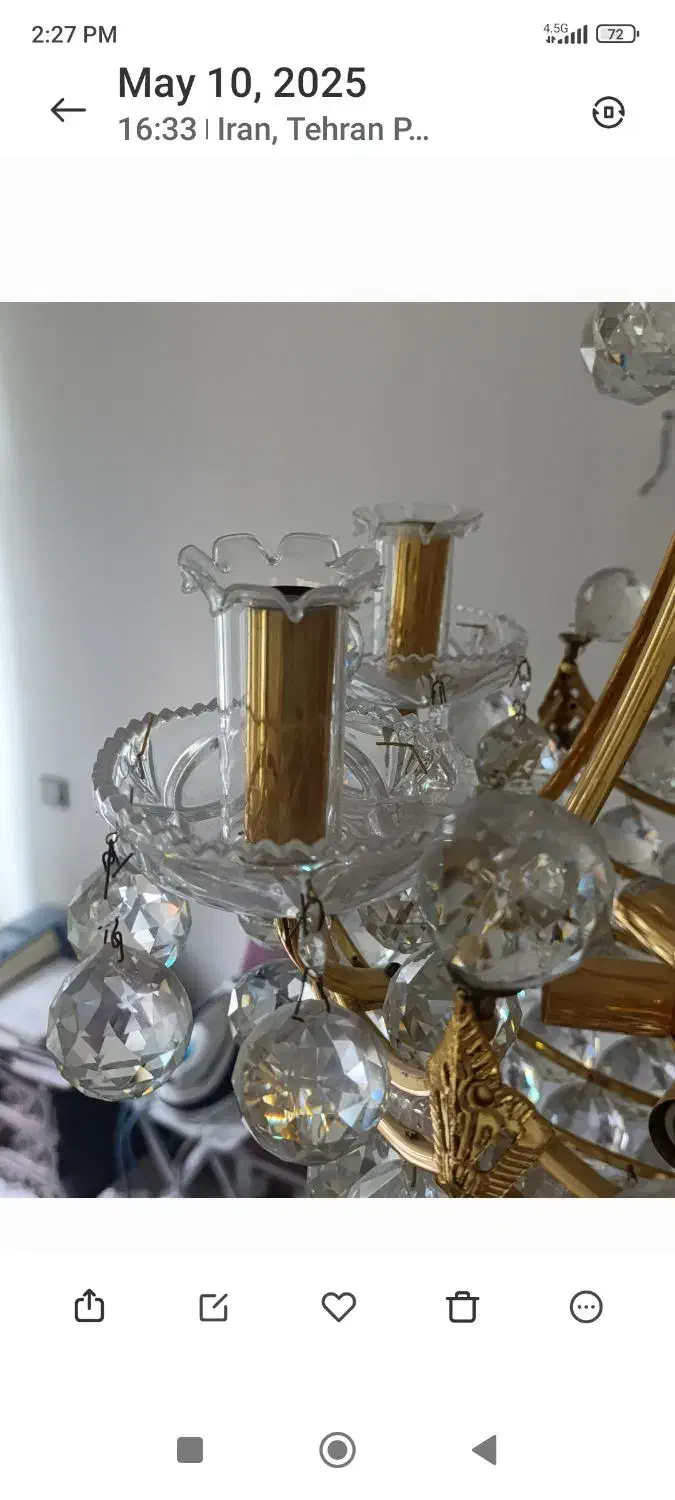 لوستر|لوستر و چراغ آویز|تهران, مهران (سیدخندان)|دیوار