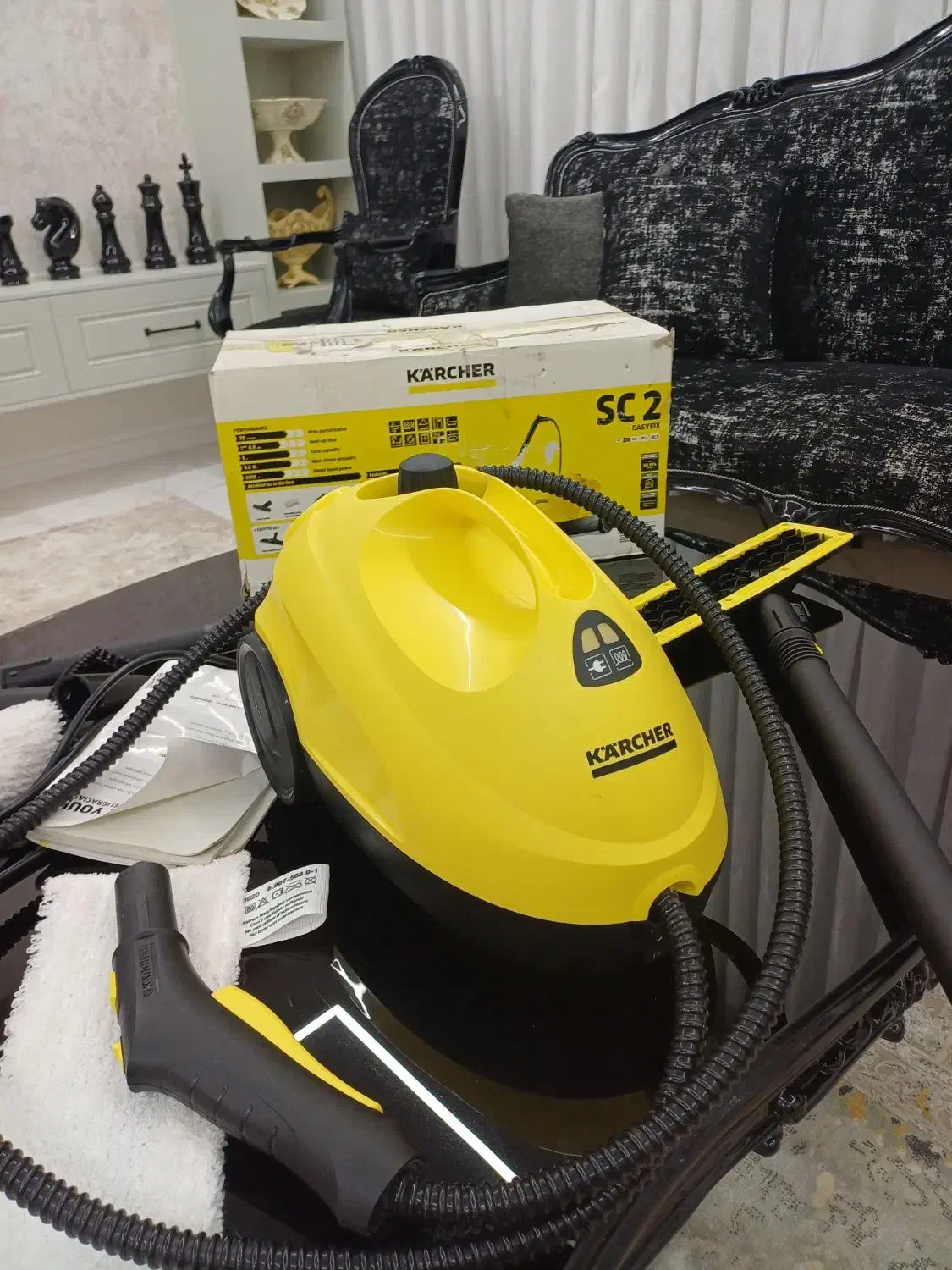 بخارشو کارچر sc2 المانی یکسال گارانتی|جاروبرقی، جارو شارژی، بخارشو|مشهد, آزادشهر|دیوار