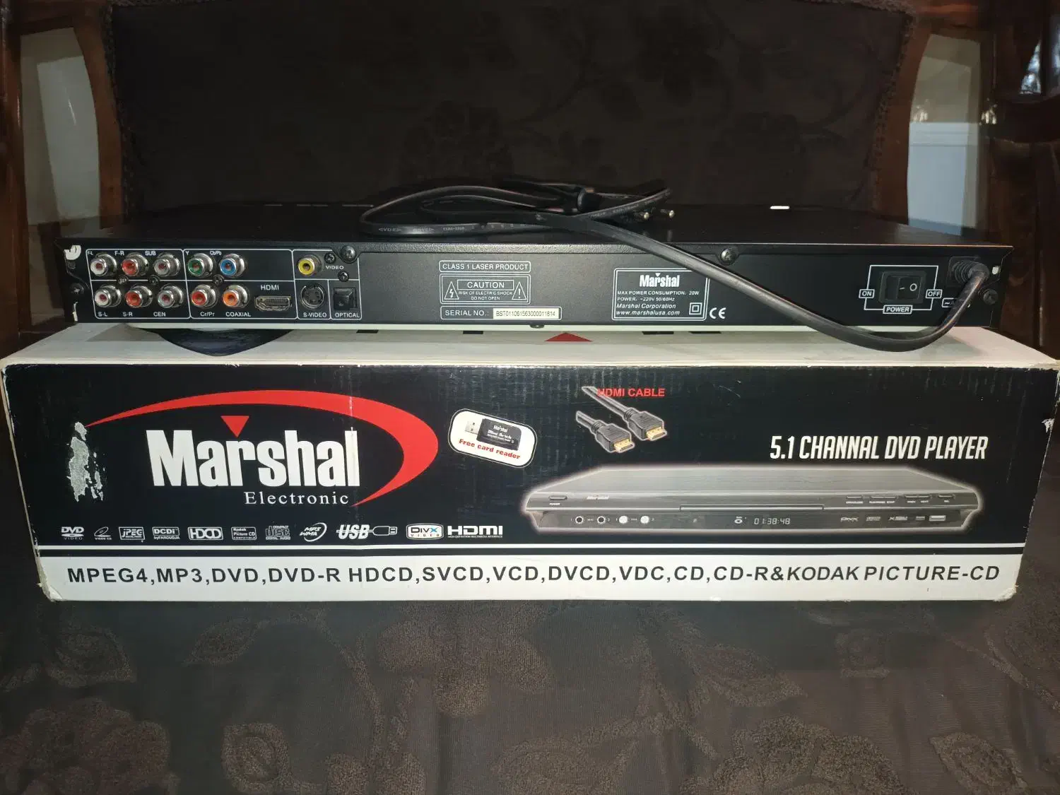 پخش کننده دی وی دی و فلش مارشال و سینمای خانواده|پخشکننده DVD و ویدیو|شهریار, شهریار|دیوار