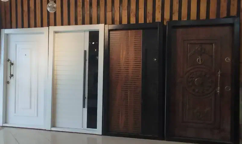 درب ضدسرقت لوکس با دستگیره استیل|مصالح و تجهیزات ساختمان|پیشوا, |دیوار