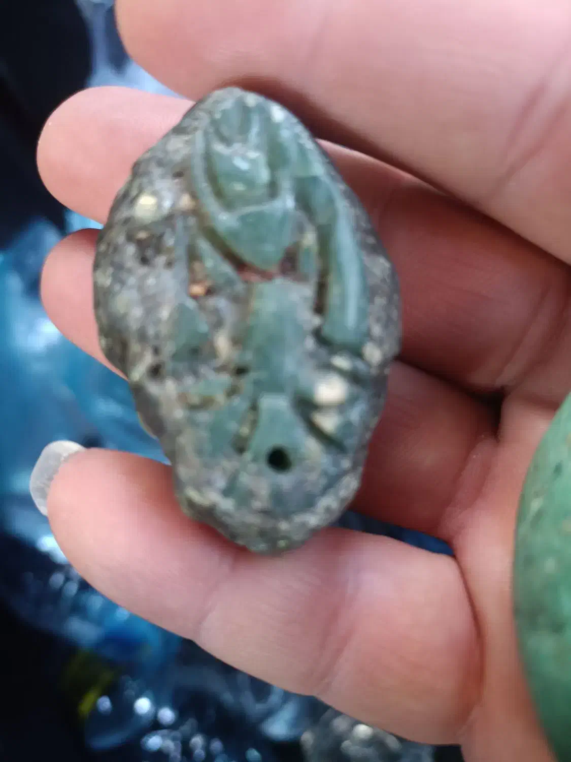 دو عدد گوهر شب چراغ یکیشون مهره بوده|جواهرات|شیراز, ابیوردی|دیوار