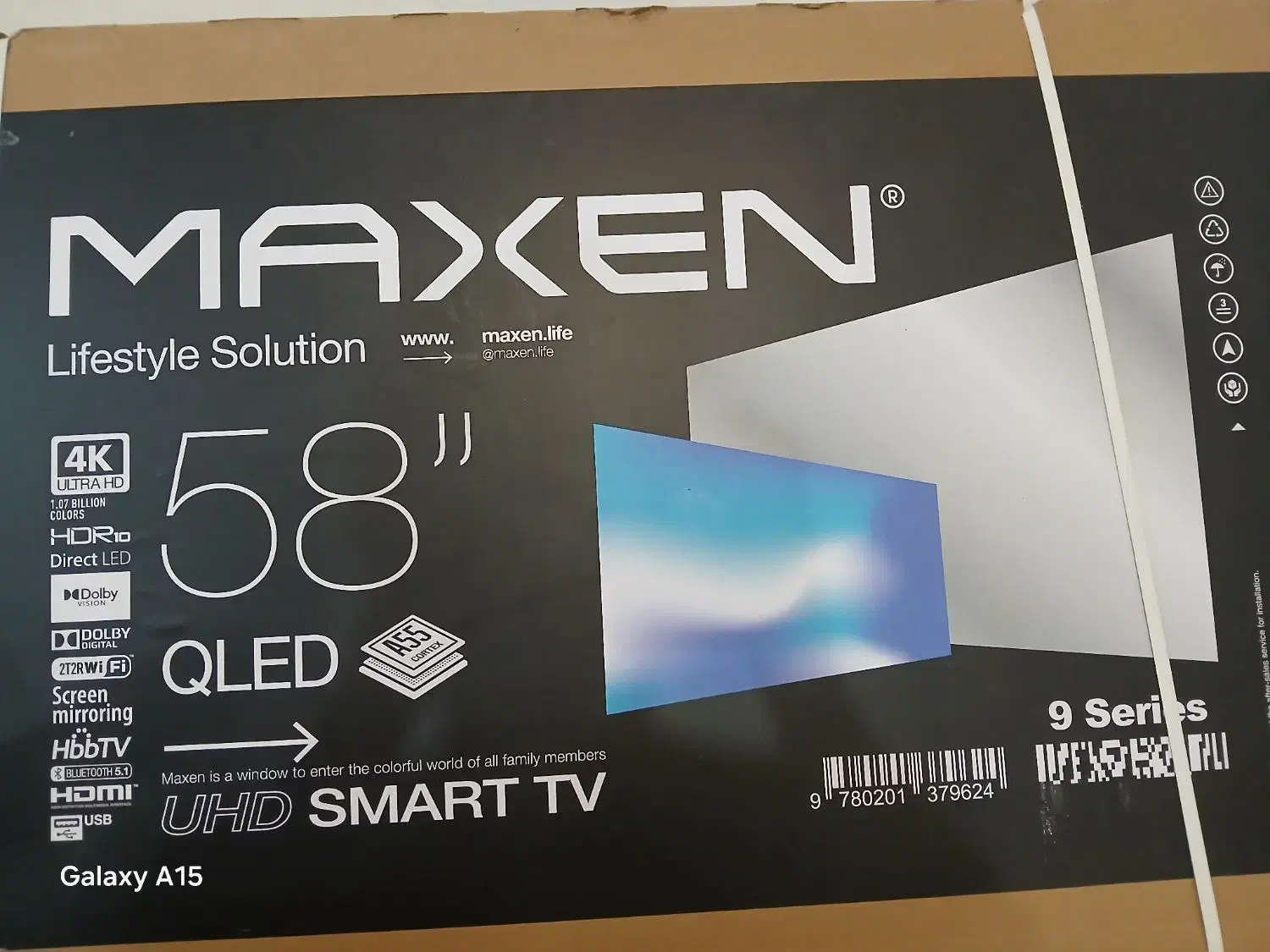 تلویزیون ۵۸ اینج مکسن سری کیو|تلویزیون و پروژکتور|فامنین, |دیوار