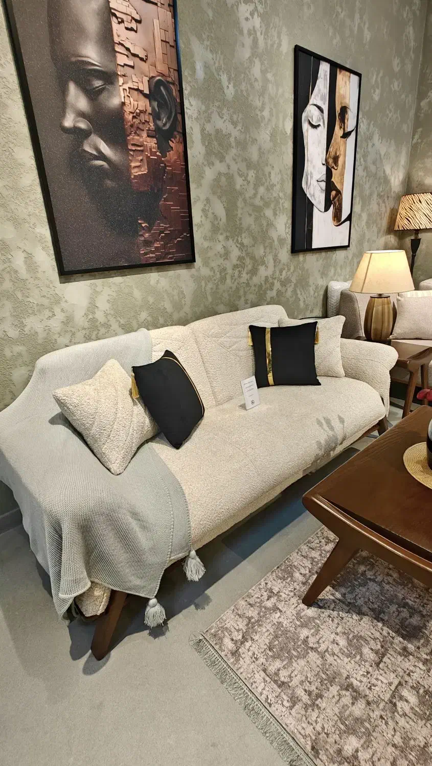 مبل نیم ست|مبلمان خانگی و میز عسلی|کیش, |دیوار