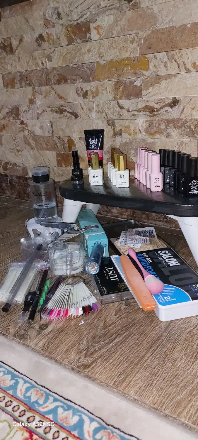 وسایل کامل کاشت ناخن|آرایشی، بهداشتی، درمانی|پاکدشت, پاکدشت (مامازند)|دیوار