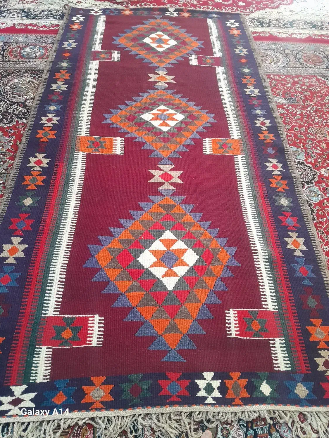 قالی محلی|فرش|دره شهر, |دیوار