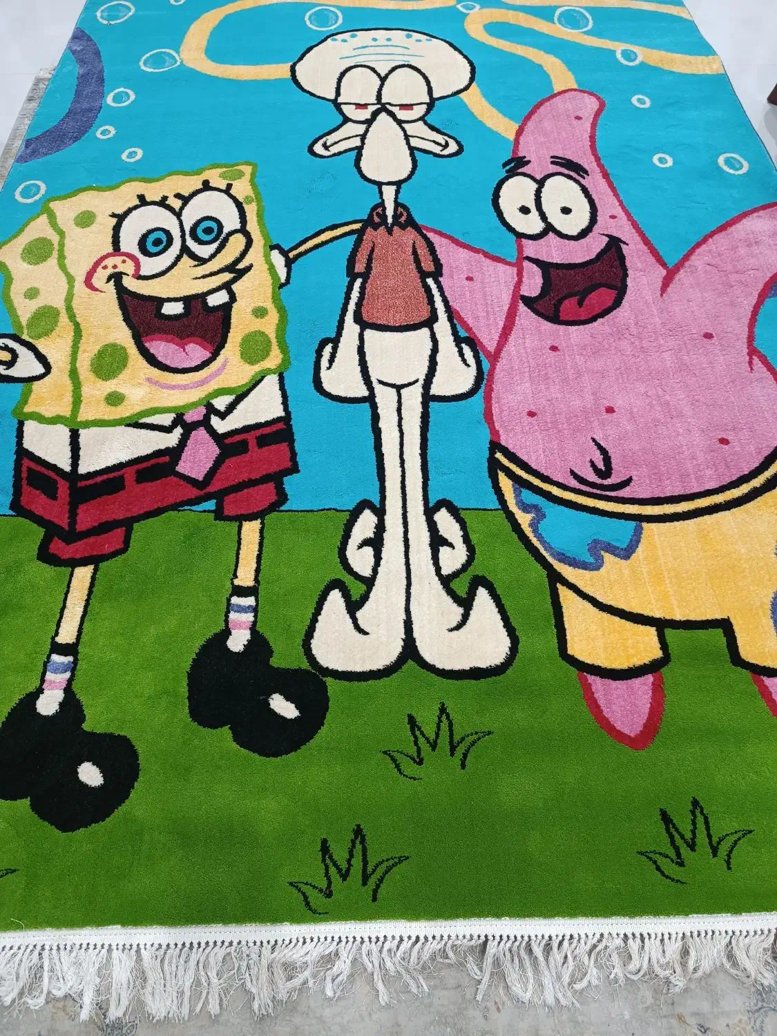 فرش 6 متری اتاق کودک طرح باب اسفنجی|فرش|بندر کنگان, |دیوار