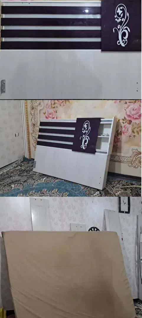 تخته خواب دو نفره|تخت و سرویس خواب|کارون, |دیوار