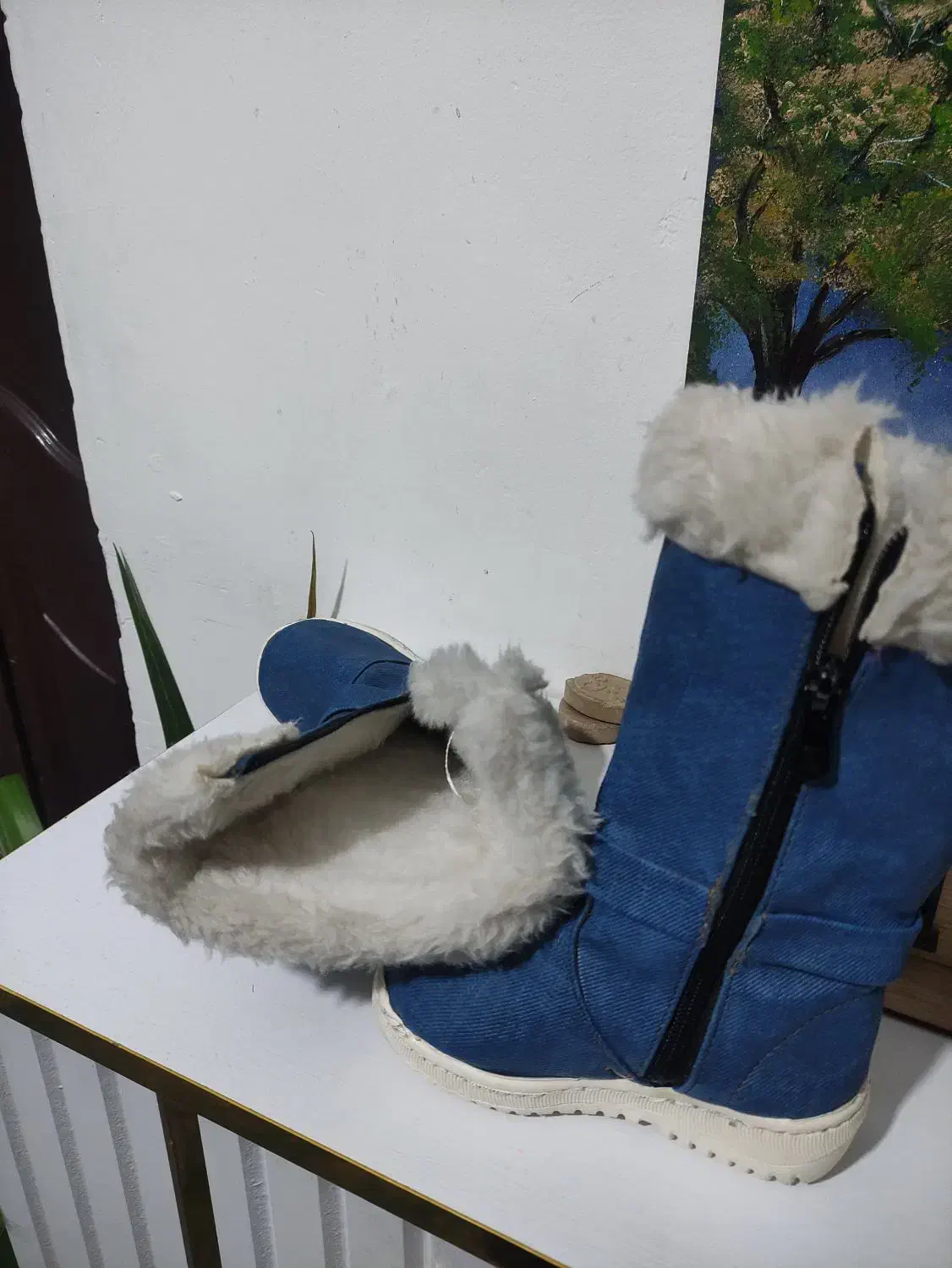 چکمه زمستانه کودکانه|کفش و لباس بچه|شوش, |دیوار