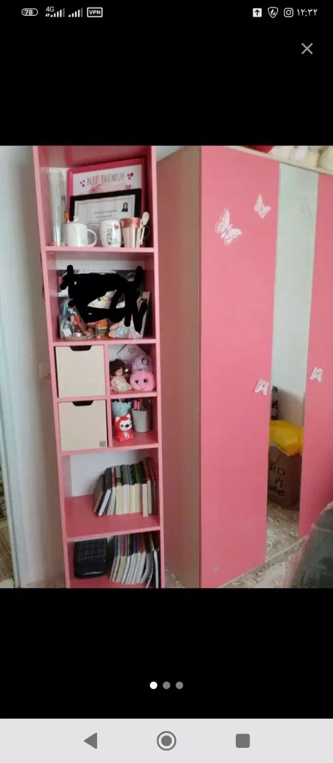 سرویس خواب کودک نوجوان مارک آپادانا|تخت و صندلی بچه|تربت‌حیدریه, شهرک ولیعصر|دیوار