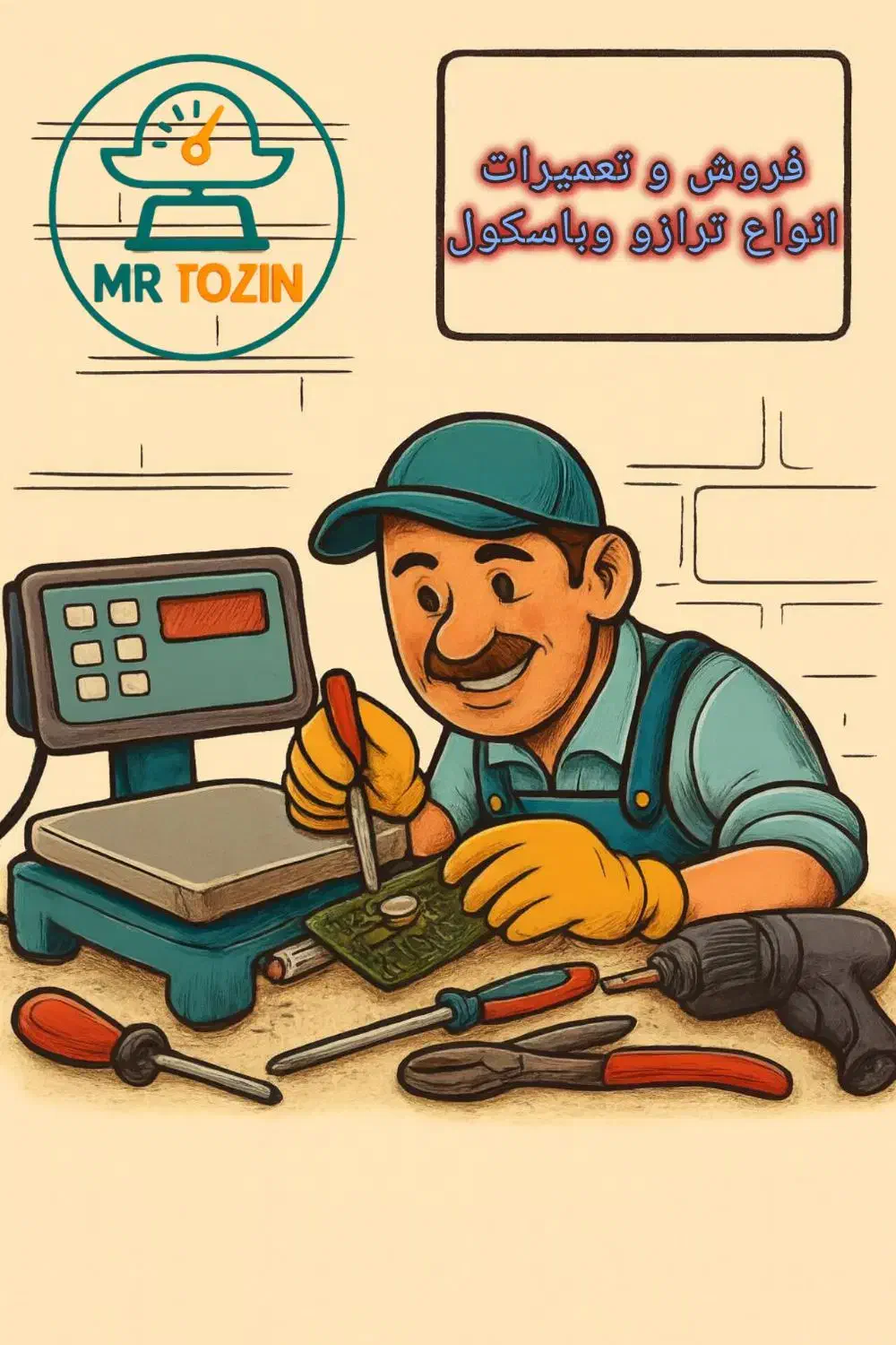 فروشوتعمیرات فوری ترازو و باسکول در سراسر اهواز|خدمات پیشه و مهارت|اهواز, نادری|دیوار