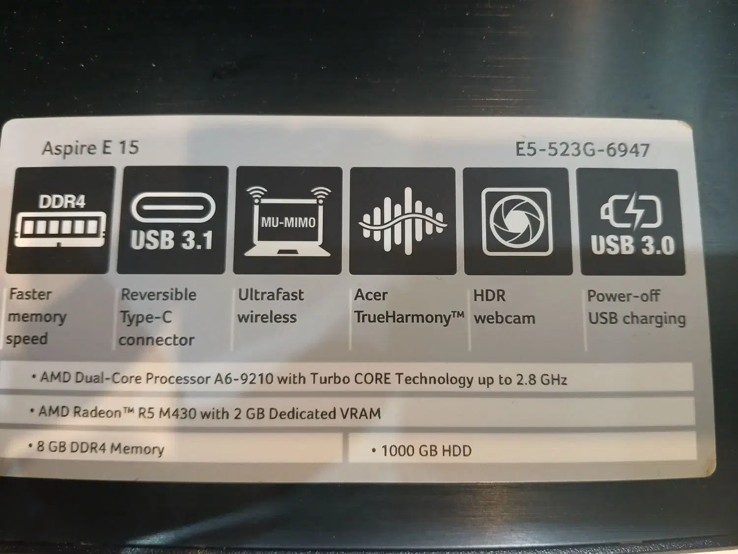 لبتاب ایسر ddr5|رایانه همراه|تهران, بوستان چیتگر|دیوار