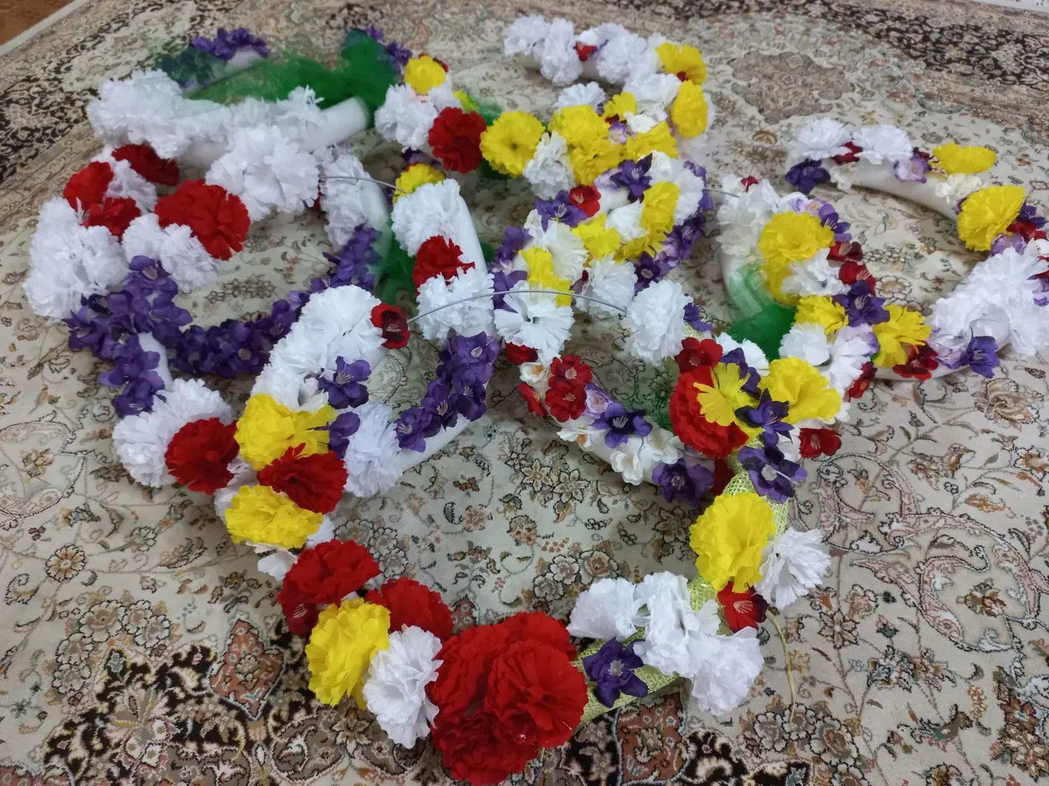 گل گردنی حلقه گل|گل مصنوعی|اهواز, بهزاد شهر|دیوار