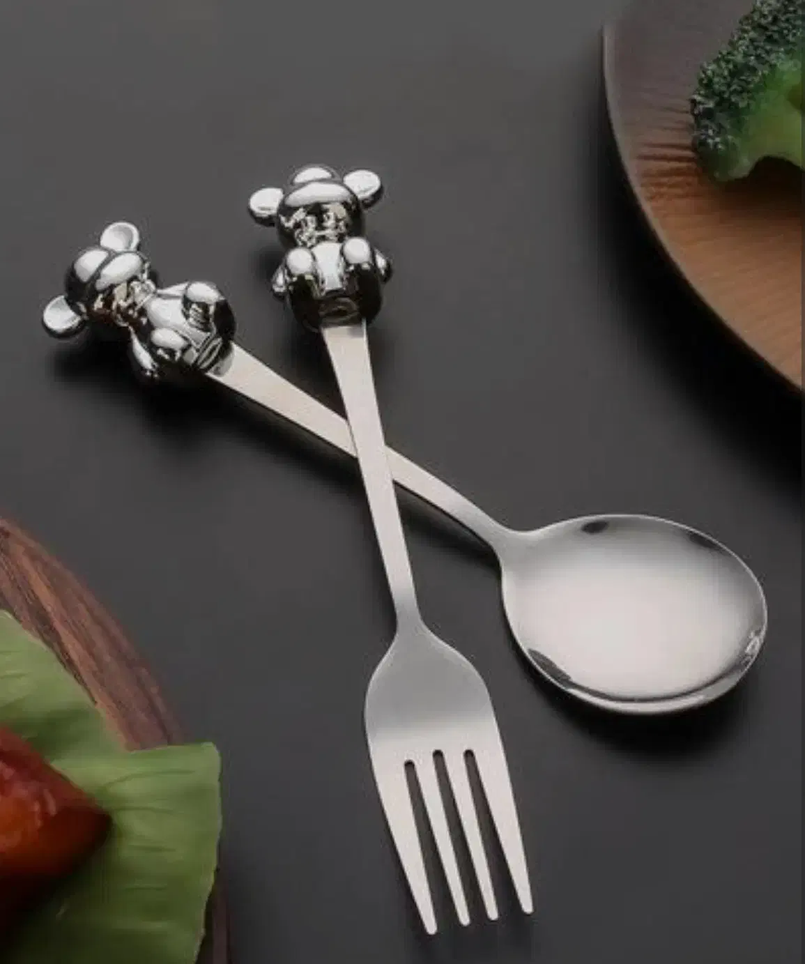 ست ۴ تکه قاشق چنگال|اسباب و اثاث بچه|تهران, چوب تراش|دیوار