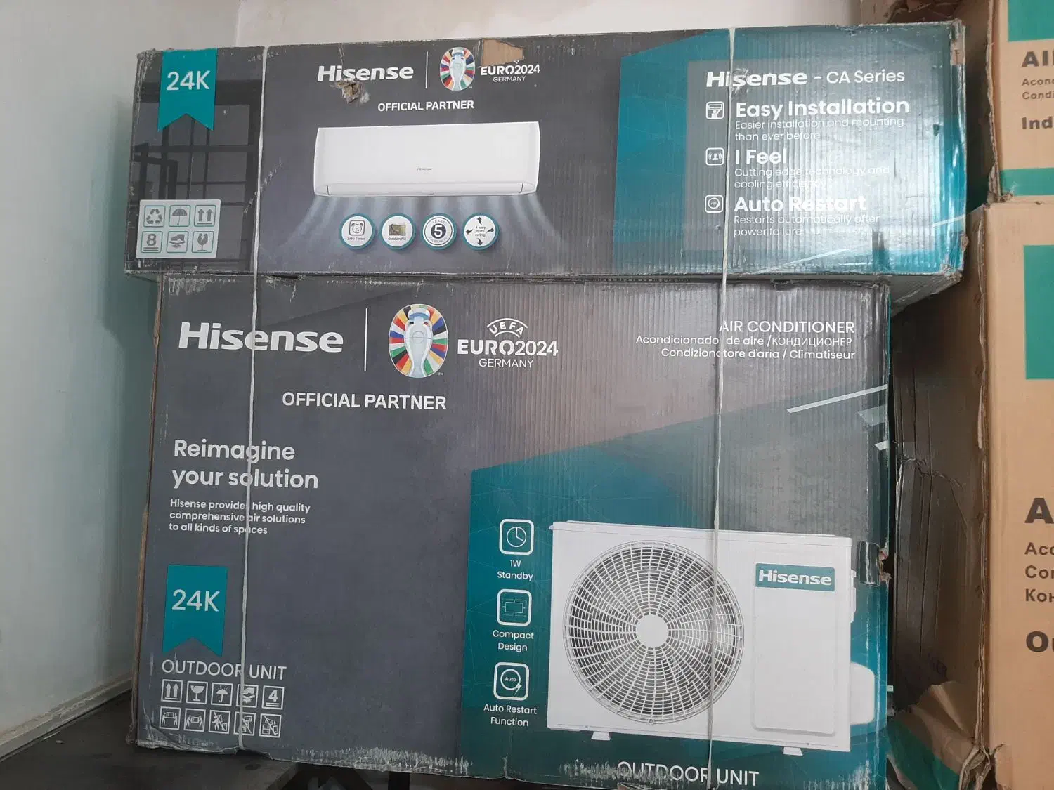 کولرگازی هایسنس ۲۴ هزار|کولر گازی و فن‌کوئل|مهاباد (آذربایجان غربی), |دیوار