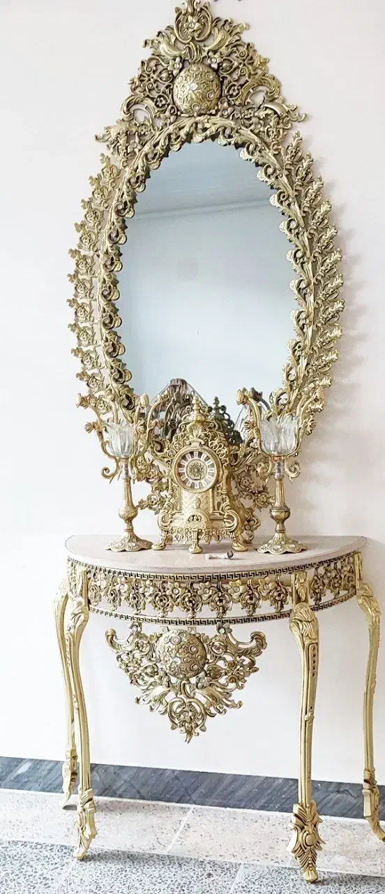 آینه و شمعدان|بوفه، ویترین، کنسول|ایوان, |دیوار