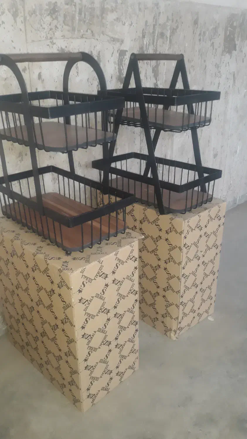 سبد میوه خوری دوطبقه سولیکالا|صنایع دستی و سایر لوازم تزئینی|ری, صفاییه (چشمه علی)|دیوار