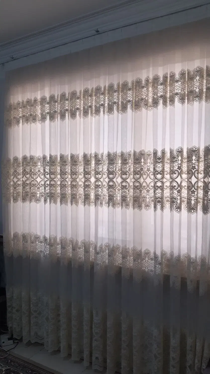 دو عدد پرده|پرده، رانر، رومیزی|سرپل ذهاب, |دیوار