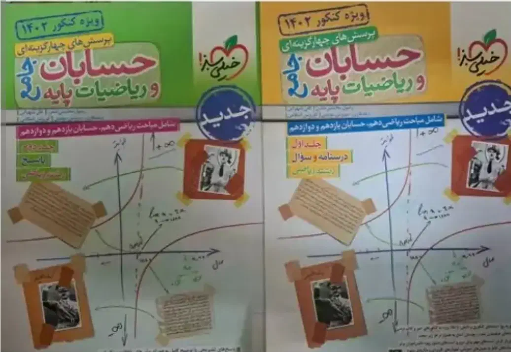 حسابان جامع خیلی سبز به همراه جلد پاسخ|کتاب و مجله آموزشی|قم, باجک یک|دیوار