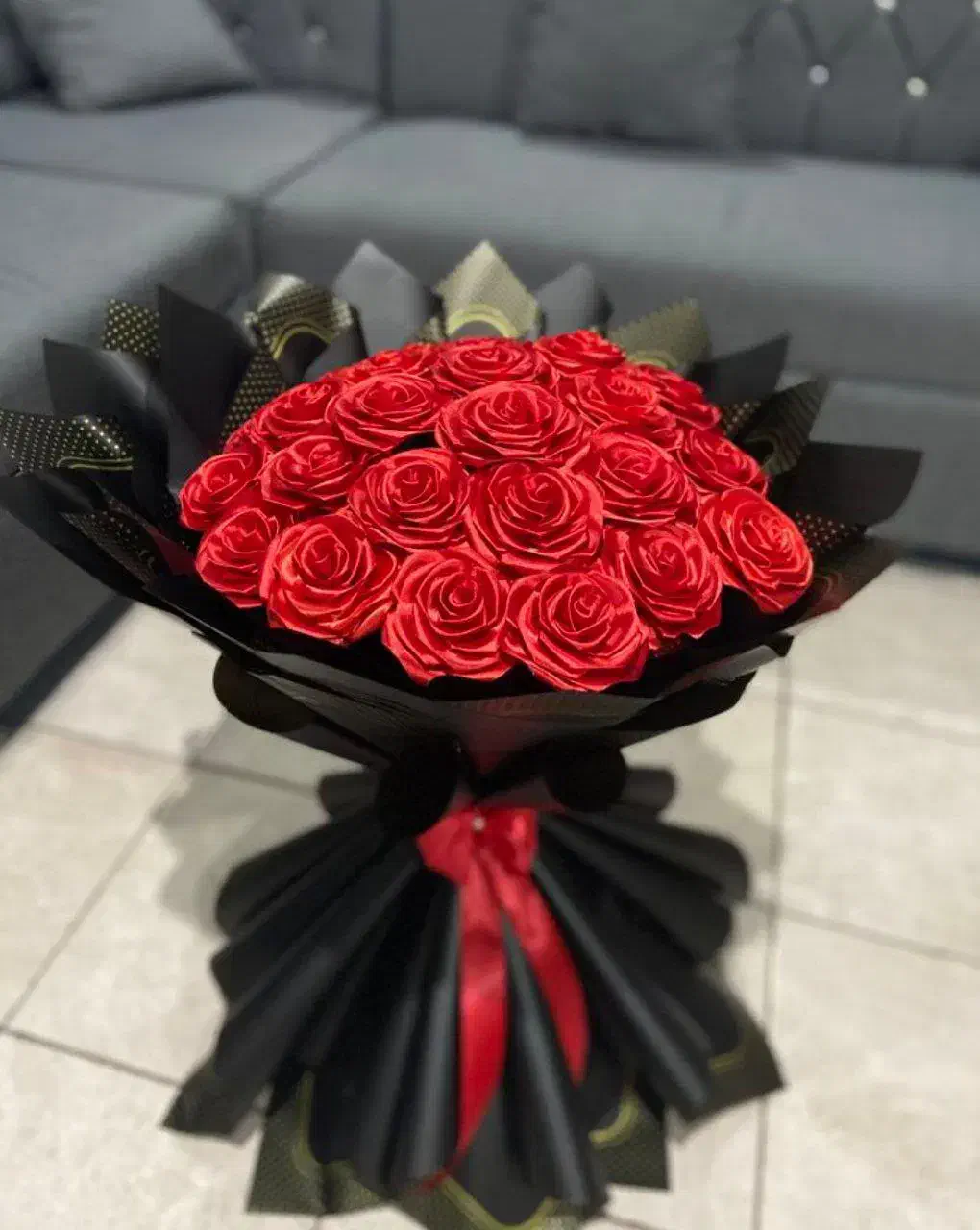 دسته گل روبانی|گل مصنوعی|ارومیه, |دیوار