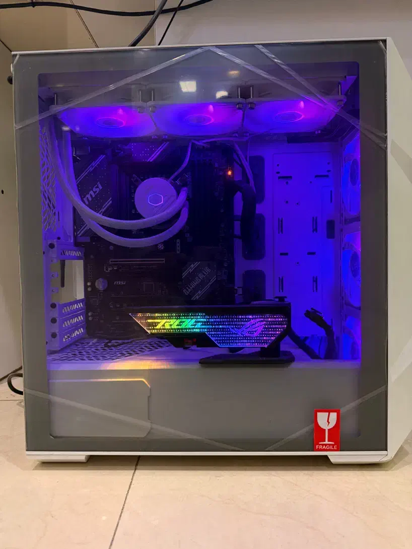 کیس گیمینگ سفید اماده ارتقا|رایانه رومیزی|شهریار, شهریار|دیوار