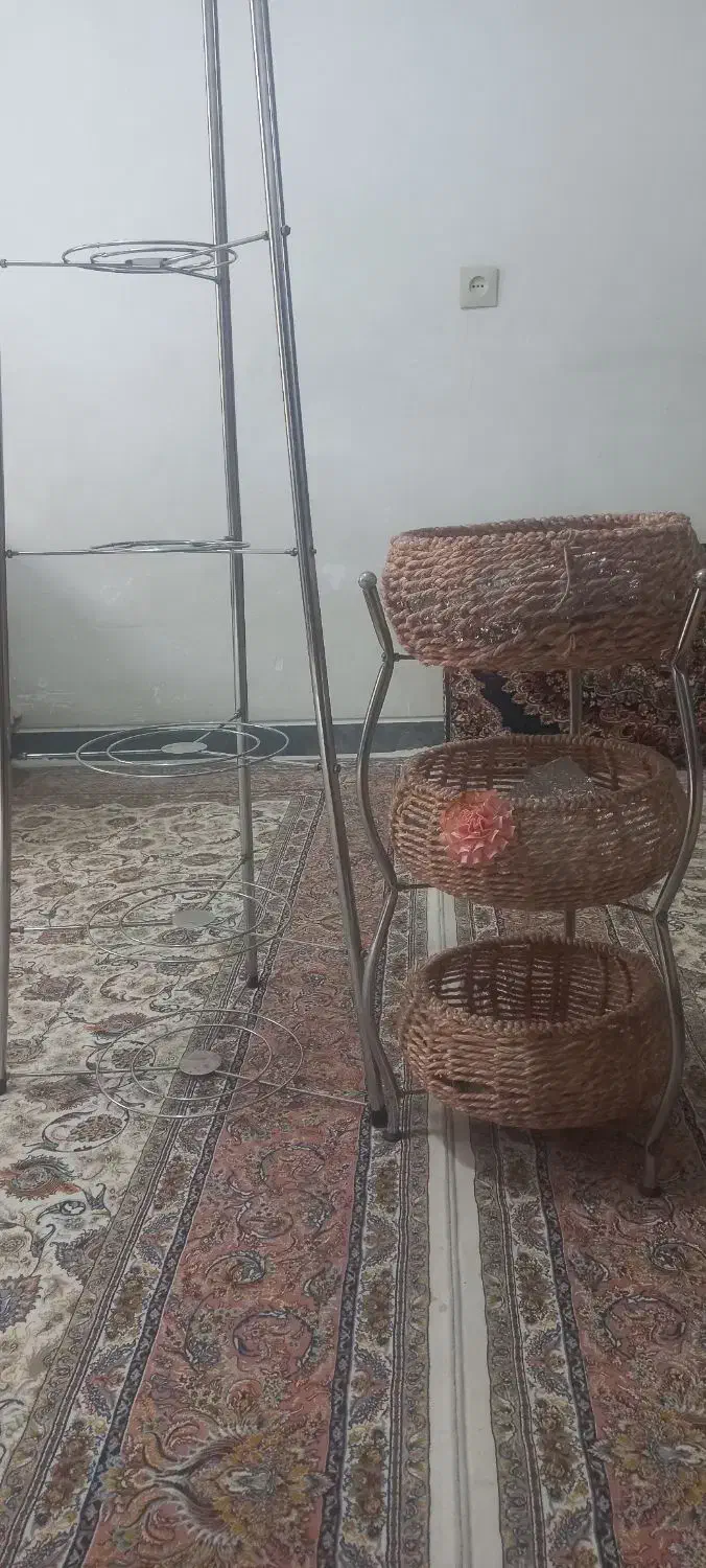 نظم دهنده سیب زمین و پیاز و استند قابلمه استیل|آبچکان و نظمدهنده ظروف|همدان, |دیوار