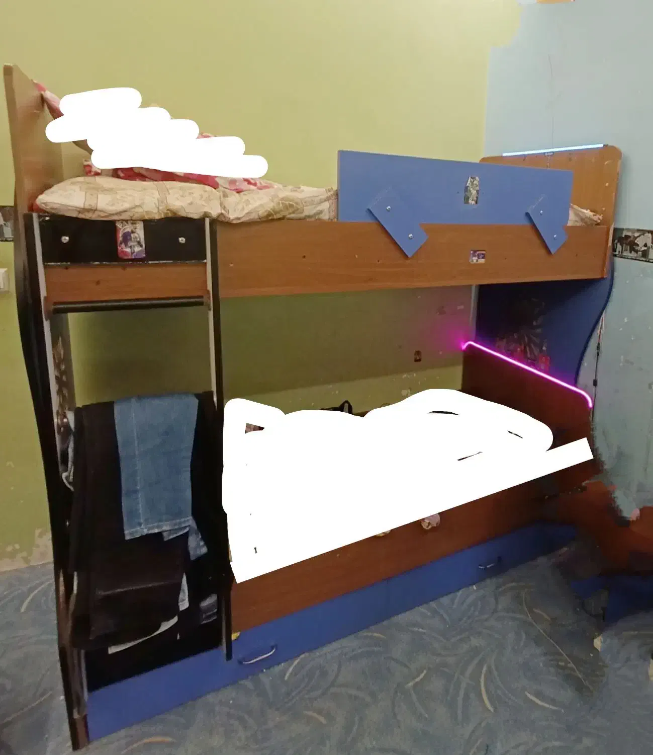 تخت خواب دو طبقه|تخت و سرویس خواب|ارومیه, |دیوار