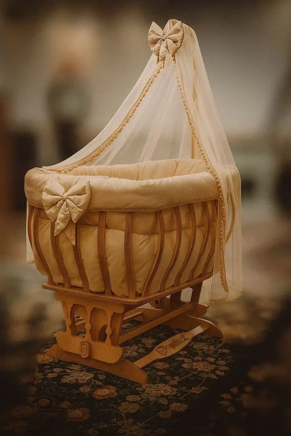 گهواره چوبی شیک|تخت و صندلی بچه|شهریار, اسد‌آباد|دیوار