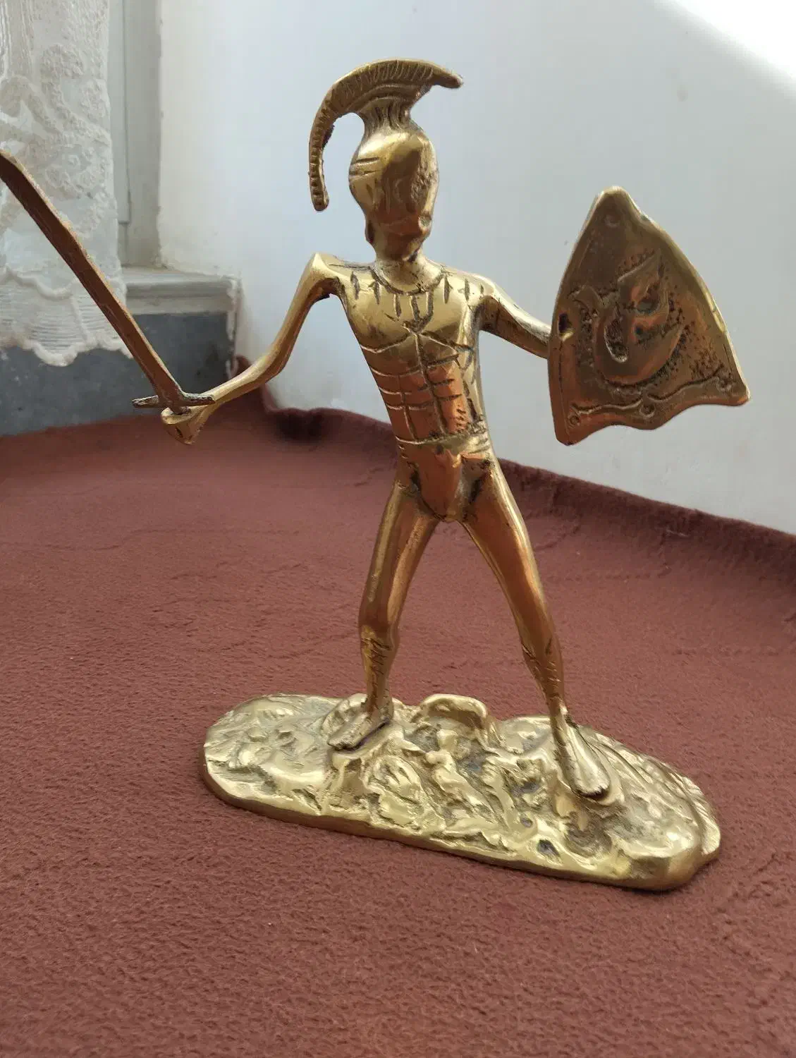 مجسمه برنزی سرباز رومی|مجسمه، تندیس، ماکت|اردبیل, |دیوار