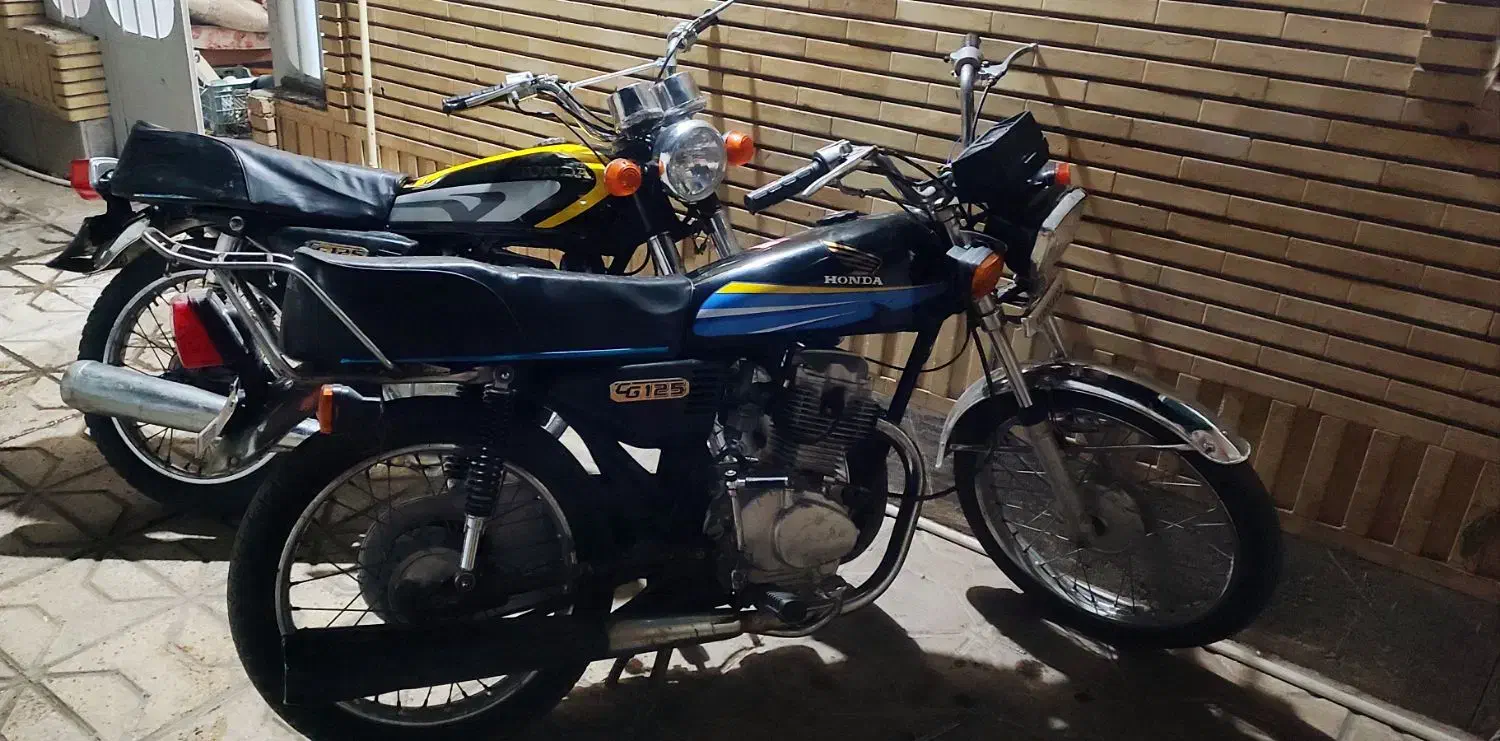 دو عدد موتور هوندا ۱۲۵|موتورسیکلت|بم, |دیوار