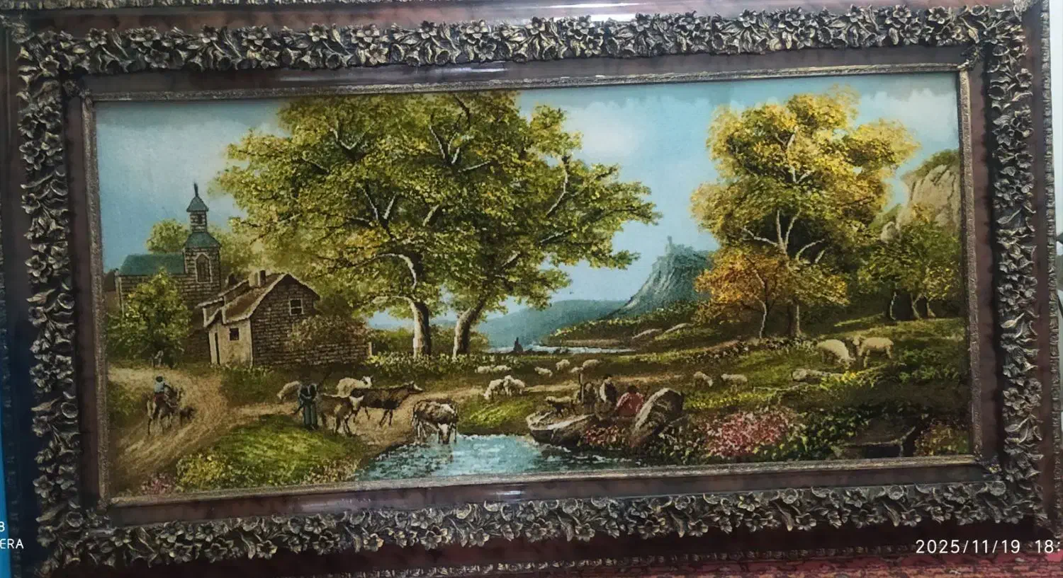 تابلو فرش دستبافت|تابلو فرش|کرمانشاه, |دیوار