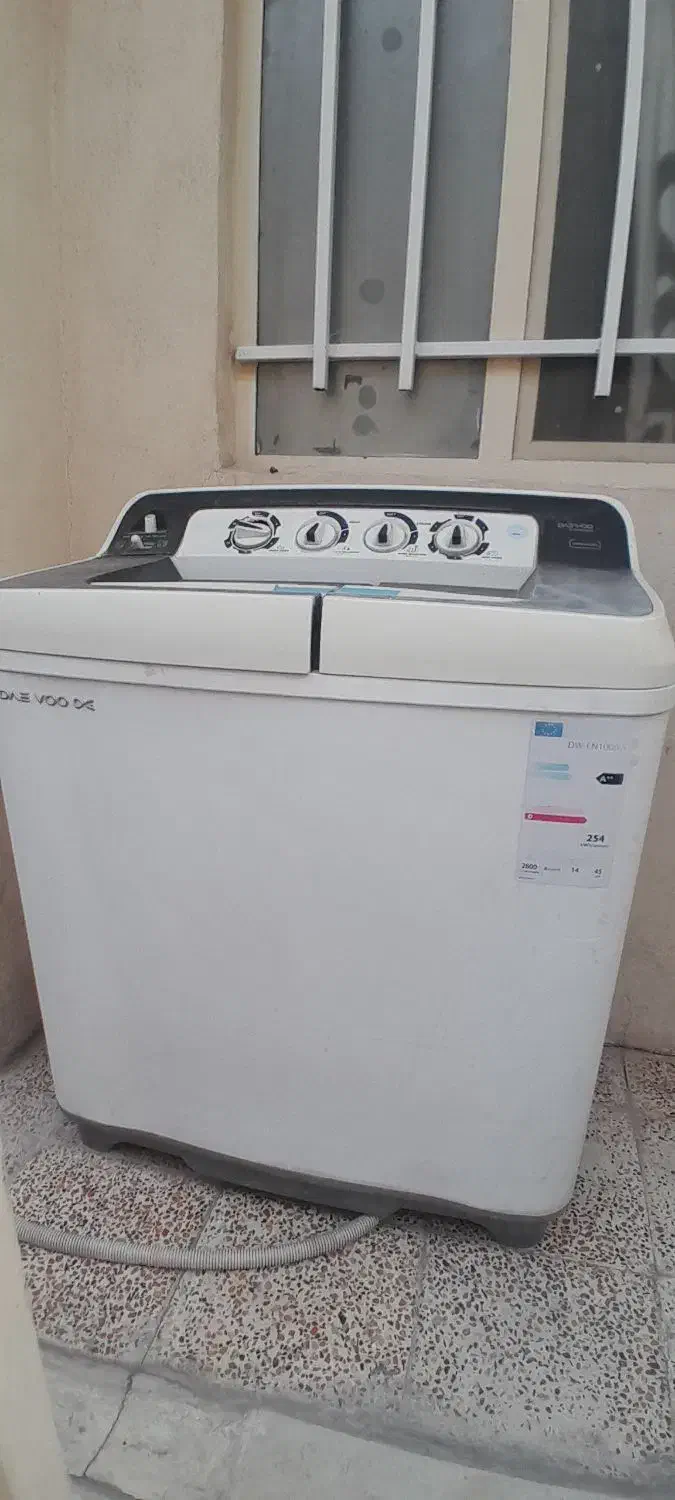 لباسشویی دوقلو دوو سالم کارکرده|ماشین لباسشویی و خشککن لباس|بهارستان, |دیوار