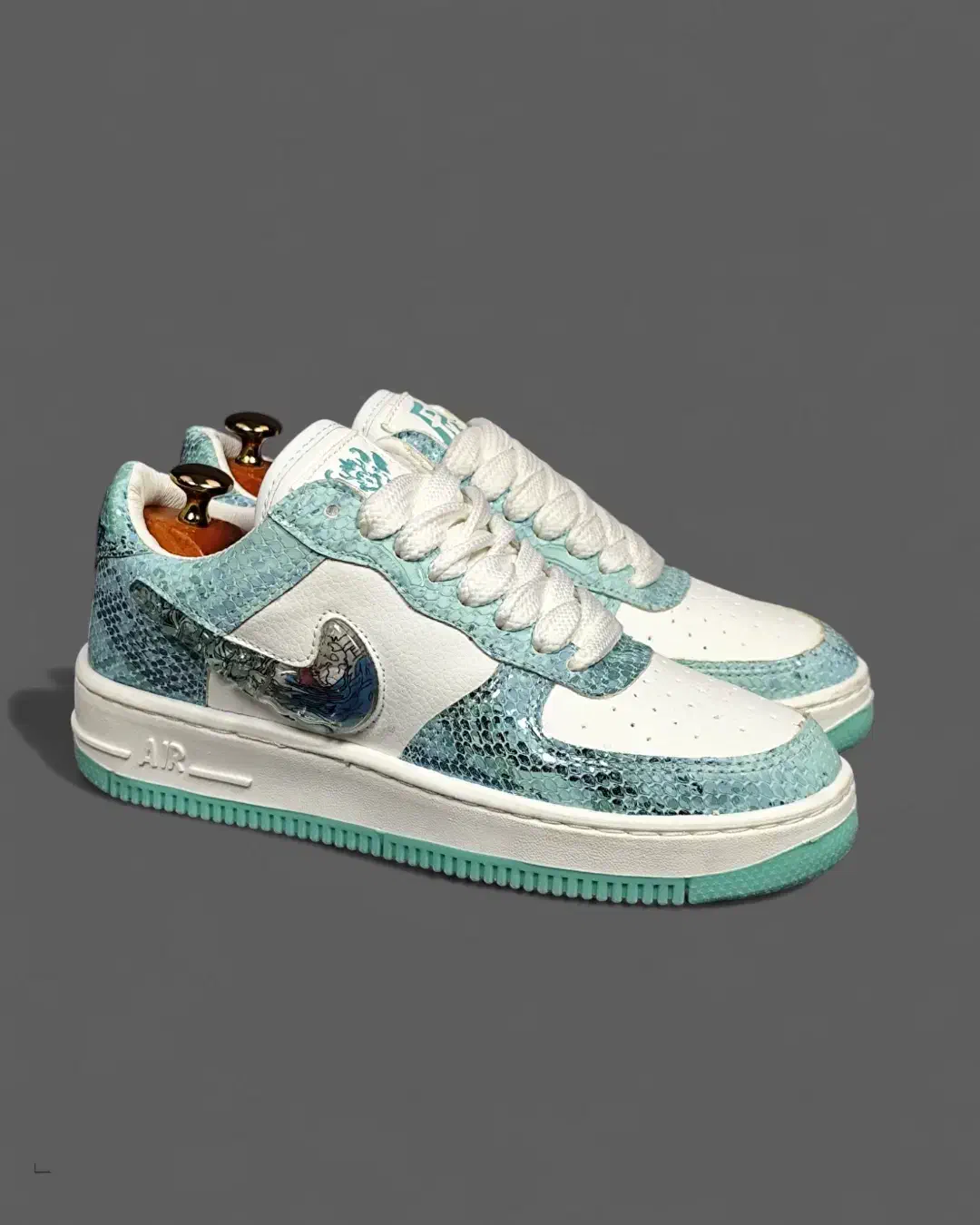 کتونی نایک دراگون ایرفورس سفید سبز|کیف، کفش، کمربند|جاسک, |دیوار