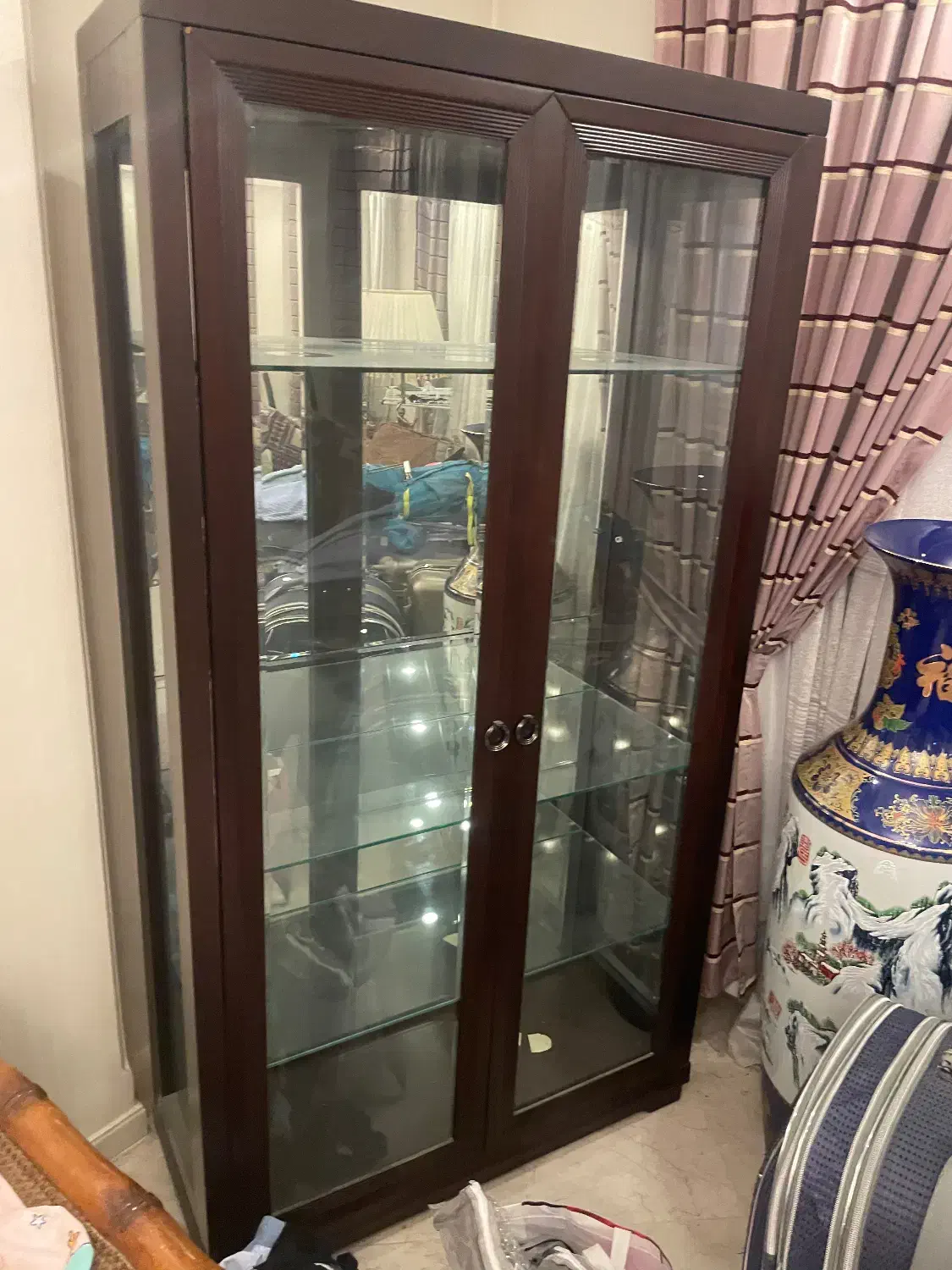 دو عدد بوفه چوب گردو|بوفه، ویترین، کنسول|تهران, قلهک|دیوار