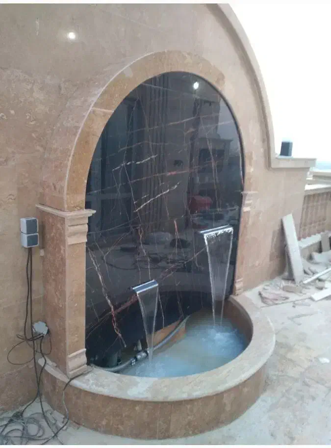 طراحی و اجرای آبنما سنگی|خدمات پیشه و مهارت|اهواز, کیانپارس |دیوار