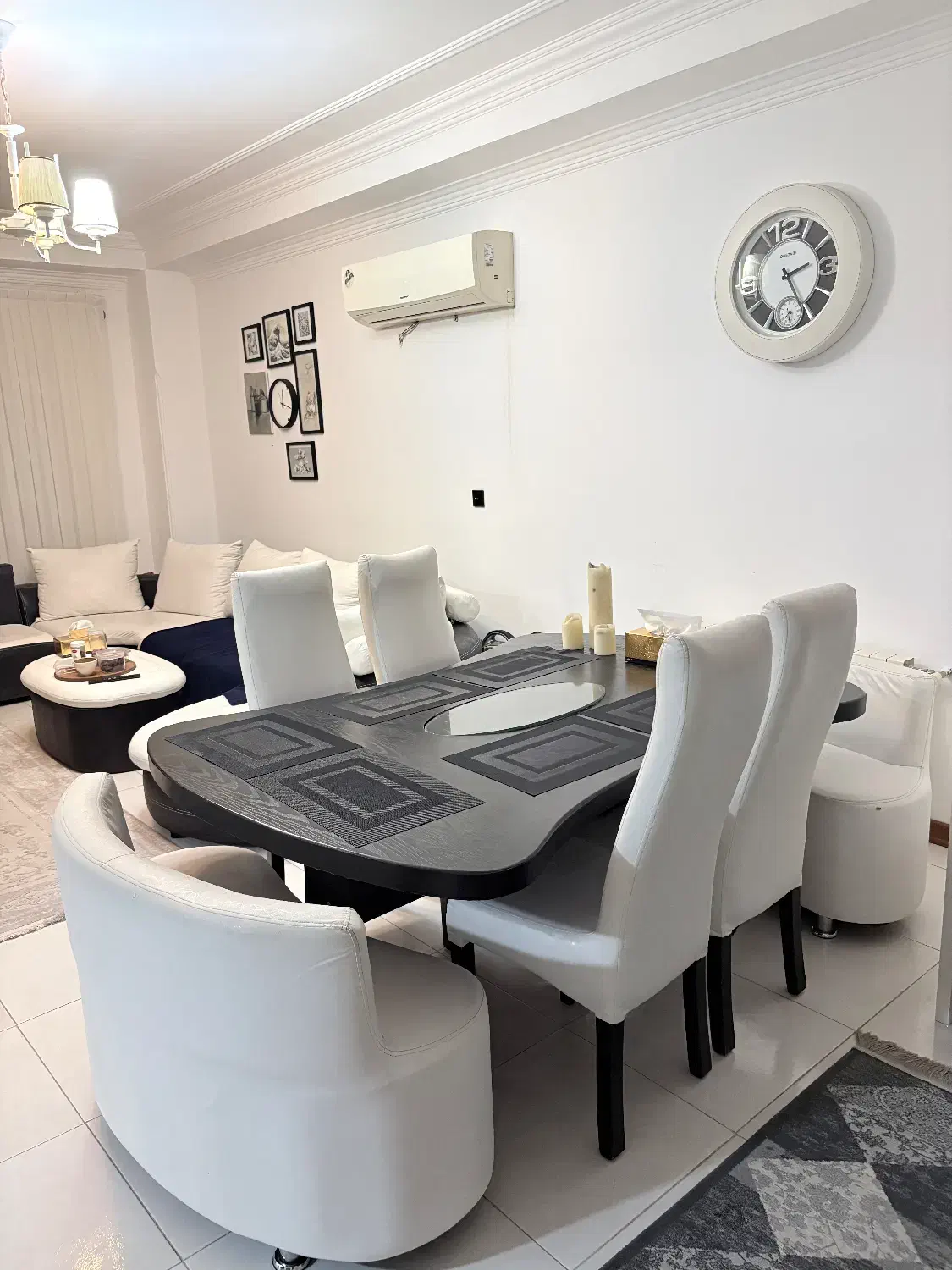 مبل و میز ۱۰ نفره فروش فوری ۱۵ ملیون|مبلمان خانگی و میز عسلی|بابلسر, |دیوار