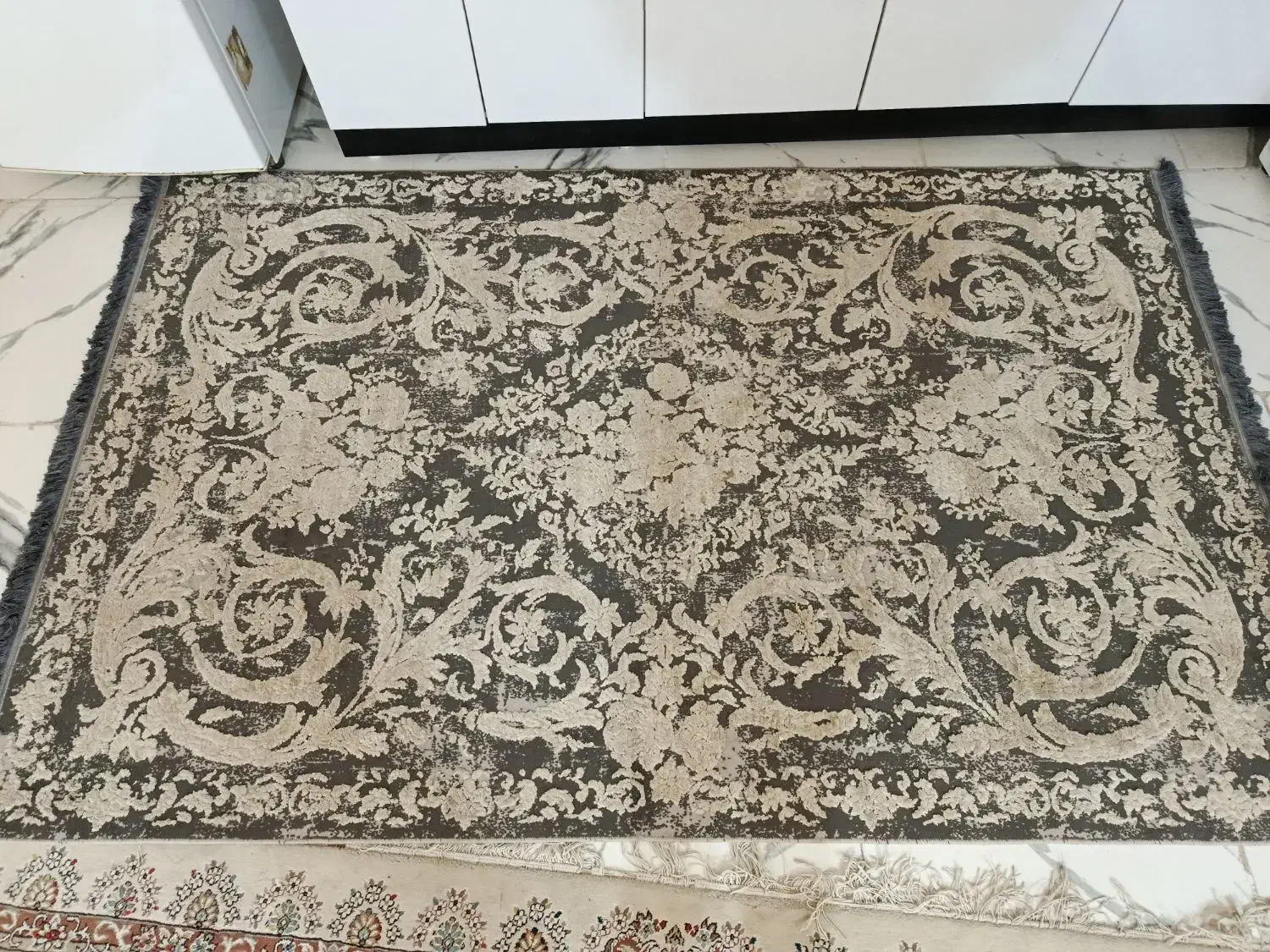 فرش گل برجسته آشپز خونه|فرش|نیشابور, دارایی|دیوار