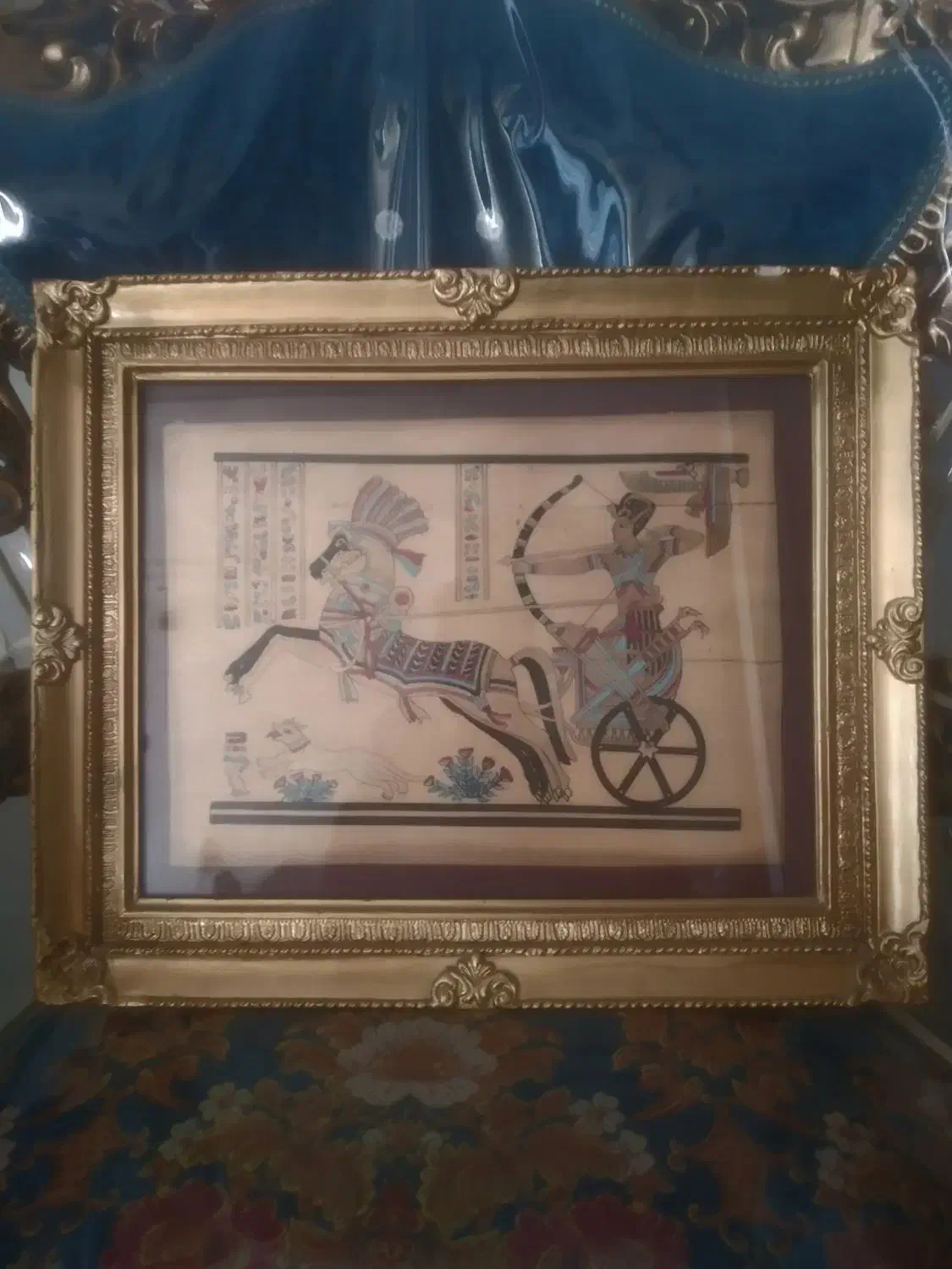 قاب عکس پادشاه|کلکسیون اشیاء عتیقه|خرم‌آباد, |دیوار