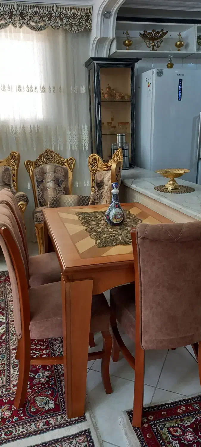 غذا خوری ۴ نفره چوبی|میز و صندلی غذاخوری|مراغه, |دیوار