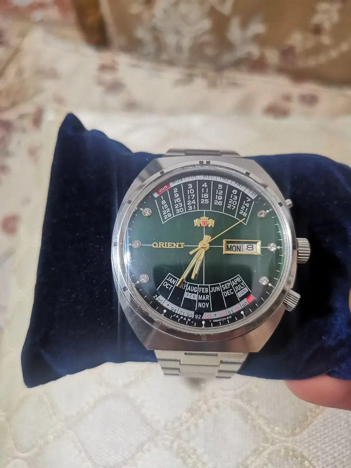 ساعت اورینت جهان نما اورجینال ژاپن|ساعت|باقرشهر, |دیوار